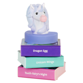 Little Tikes - Story Dream Machine - Conte Magical Creatures - Version Espagnol - Jeu Lumière et Son avec Personnage et 3 Cartouches - 3 ans et plus