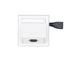Vivolink Boîte de Connexion Murale HDMI avec boîtier mural Thorsmann, Blanc
