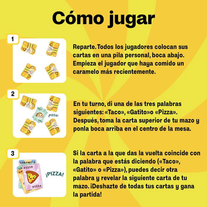 Jeux de cartes Lúdilo Jaune ES