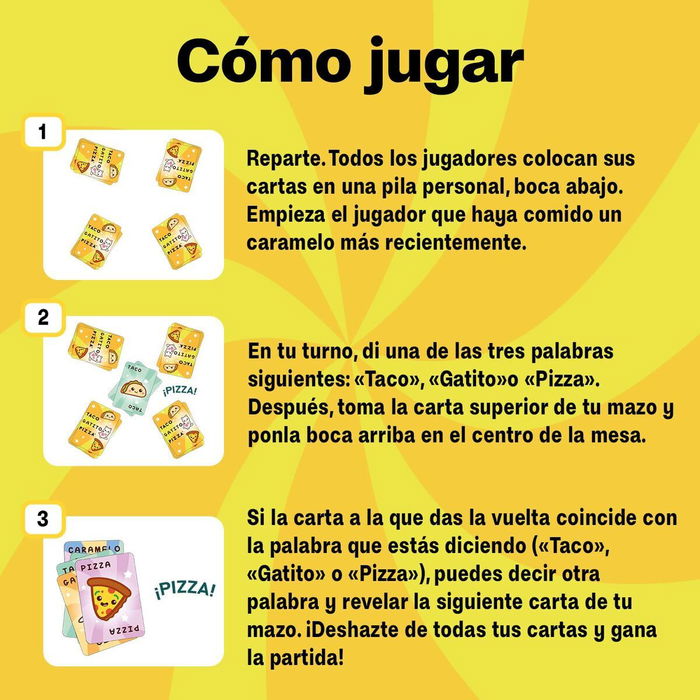 Jeux de cartes Lúdilo Jaune ES