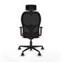 Piqueras y Crespo Chaise de Bureau 1D036N2 Rouge