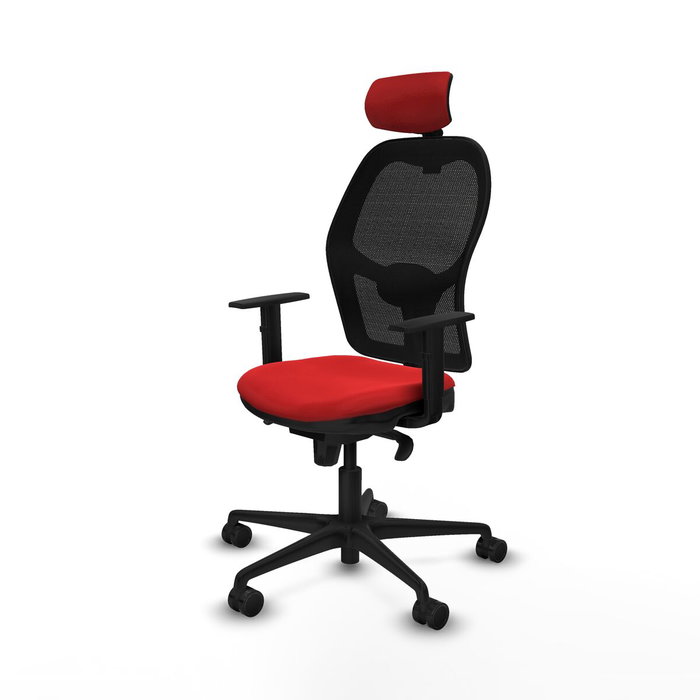 Piqueras y Crespo Chaise de Bureau 1D036N2 Rouge
