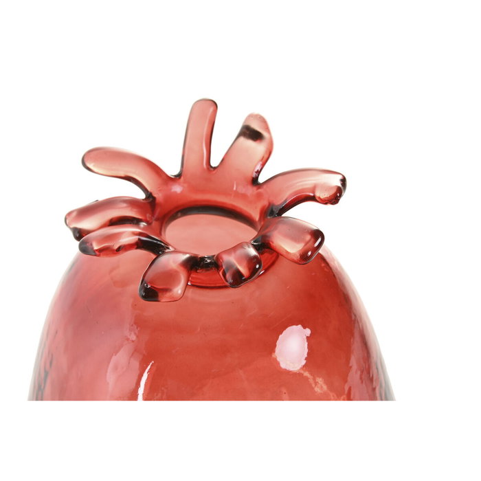 Home ESPRIT Vase Bordeaux Verre Moderne Home ESPRIT Vase Bordeaux Verre Moderne