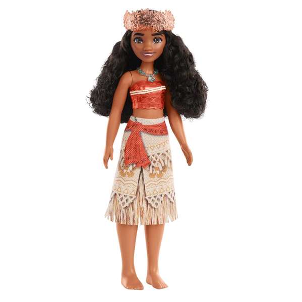 Mattel Disney Princess Vaiana, poupée articulée 29 cm, produit en espagnol/portugais