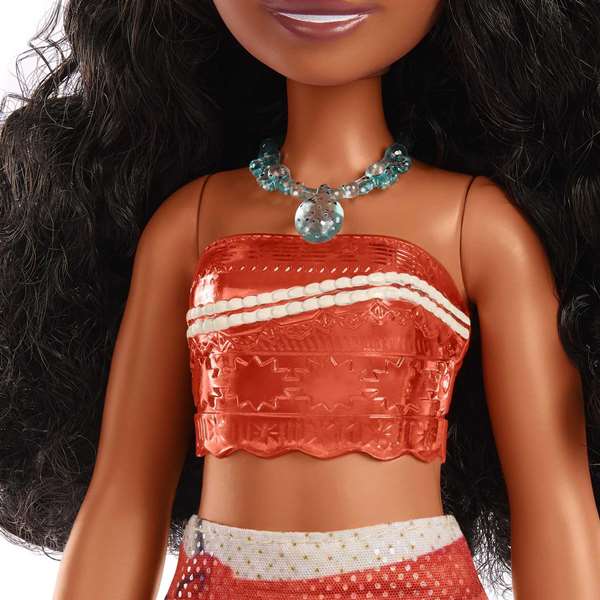 Mattel Disney Princess Vaiana, poupée articulée 29 cm, produit en espagnol/portugais