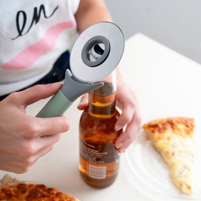Quid Coupe-Pizza Ozon 20 cm Acier Inoxydable Vert Quid Coupe-Pizza Ozon 20 cm Acier Inoxydable Vert