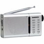 DAEWOO Radio AM/FM avec haut-parleur, argent, avec écouteurs inclus