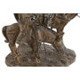 Home ESPRIT Figurine Décorative Argenté Naturel en Résine