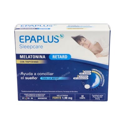 Epaplus Mélatonine et Tryptophane Retard 60 comprimés