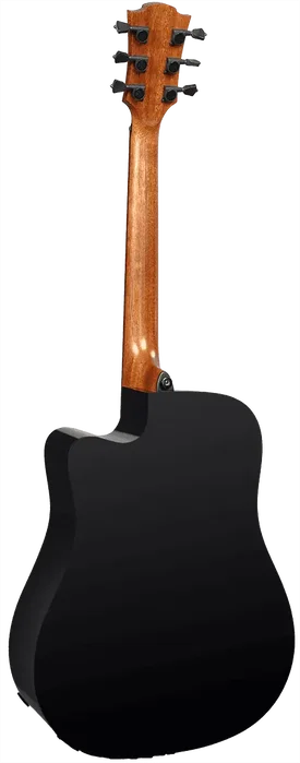 LAG Guitare Acoustique Tramontane 118 A/E Dreadnought Cutaway Noire