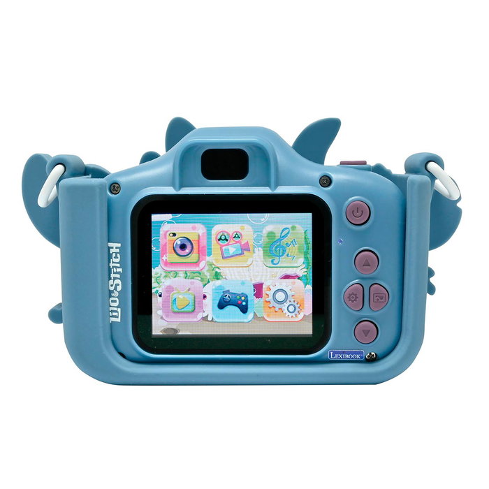 Lexibook Appareil Photo pour Enfants Disney Stitch et Angel - Caméra Robuste Résistante aux Chutes - Modèle Dj078D - Pour Enfants à partir de 3 Ans