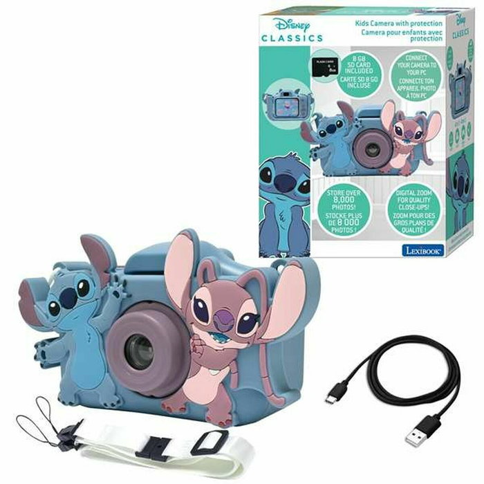 Lexibook Appareil photo 4 en 1 Disney Stitch avec protection Lexibook Appareil photo 4 en 1 Disney Stitch avec protection