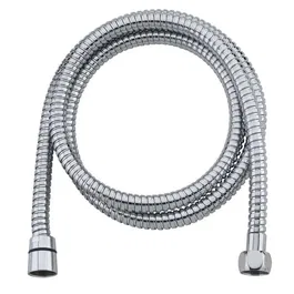 Edouard Rousseau - Flexible de douche inox chromé double agrafage 2 m - Certifié NF - Garantie 10 ans