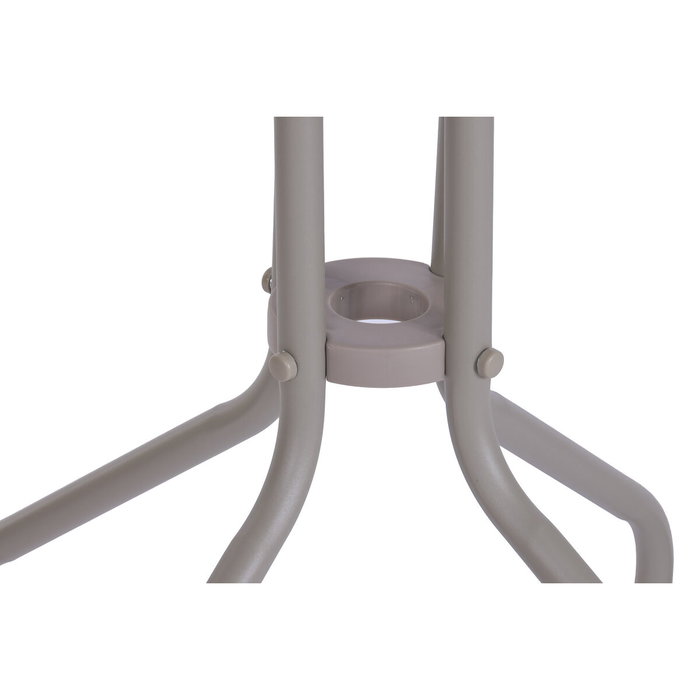 Ensemble Table + 2 Chaises Home ESPRIT Vert Multicouleur Verre Acier 60 x 60 x 70 cm