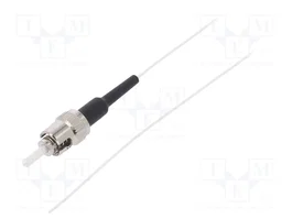QOLTEC Pigtail en fibre optique ST/UPC 3m 9/125um argenté