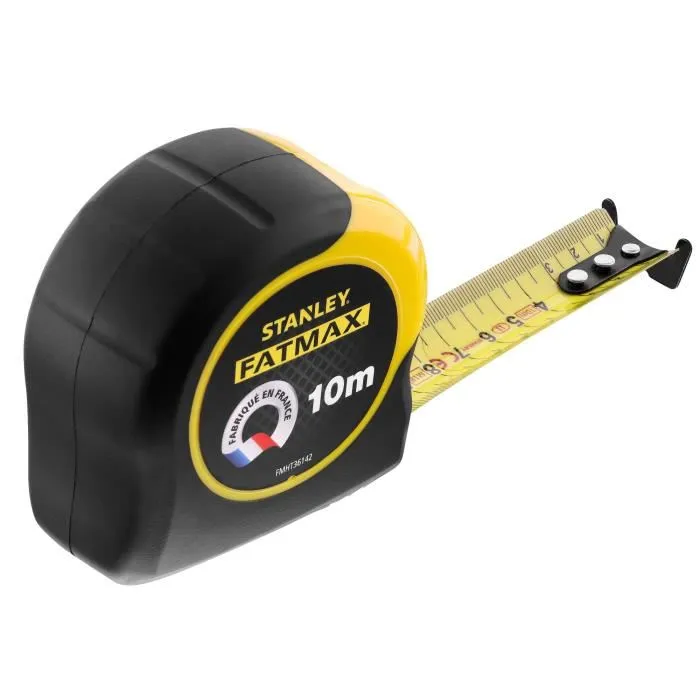 Stanley FMHT36142-0 - Mètre ruban FATMAX 10 m x 32 mm, revêtement Blade Armor, ultra épais et anti-abrasion