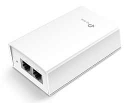 TP-Link PoE Injector TL-POE4824G, Alimentation PoE IEEE 802.3af/at Gigabit, jusqu'à 30W, pour point d'accès et caméra IP, blanc