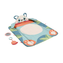 Fisher-Price Sustainapals Alfombra Panda 3 En 1 - Tapis de jeu bébé évolutif avec matériau recyclé - Pour bébé dès la naissance - Certification FSC
