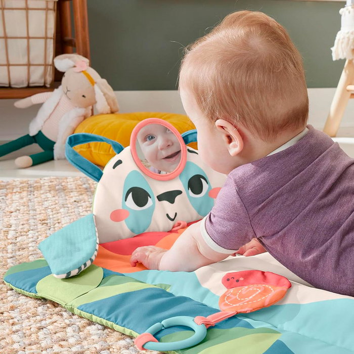 Fisher-Price Sustainapals Alfombra Panda 3 En 1 - Tapis de jeu bébé évolutif avec matériau recyclé - Pour bébé dès la naissance - Certification FSC Fisher-Price Sustainapals Alfombra Panda 3 En 1 - Tapis de jeu bébé évolutif avec matériau recyclé - Pour bébé dès la naissance - Certification FSC