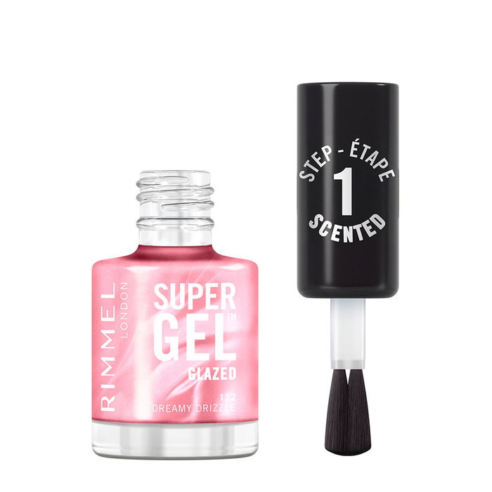Rimmel London Super Gel - Vernis à ongles effet gel longue tenue 14 jours - N°122 Dreamy Drizzle - 12 ml