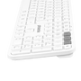Phoenix technologies K300 Clavier sans fil multidispositif Bluetooth et 2.4GHz avec touches multimédias, compatible Windows/macOS/iOS
