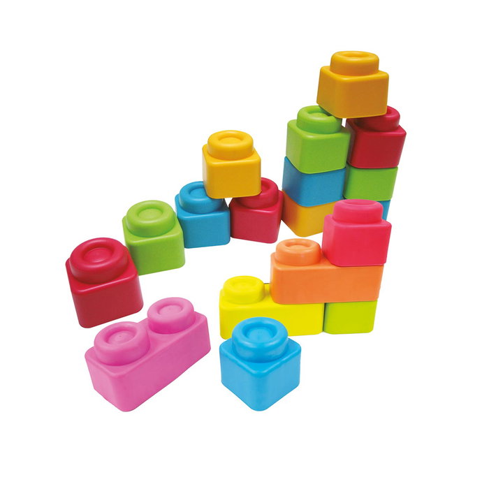 Tachan Construcciones Blandas 36 Pièces - Blocs de Construction Mous et Souples pour Enfants - Jeu de Construction Créatif - 36 Blocs - À partir de 2 Ans Tachan Construcciones Blandas 36 Pièces - Blocs de Construction Mous et Souples pour Enfants - Jeu de Construction Créatif - 36 Blocs - À partir de 2 Ans