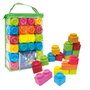 Tachan Construcciones Blandas 36 Pièces - Blocs de Construction Mous et Souples pour Enfants - Jeu de Construction Créatif - 36 Blocs - À partir de 2 Ans