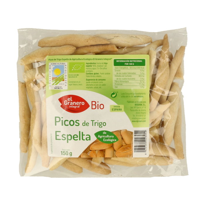 El Granero Integral Picos de Espelta Bio 150g (Pack de 12)