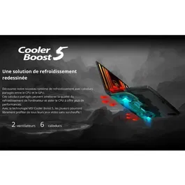 MSI Katana 17 HX B14WGK-256XFR - PC Portable Gamer 17.3" QHD 240Hz - Intel Core i7-14650HX, RTX 5070 8Go, 32Go DDR5, 512Go SSD, FreeDOS