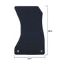 OCC Design Tapis sur mesure pour Audi A5 F57 Cabrio (2017-Présent) - 5 pièces