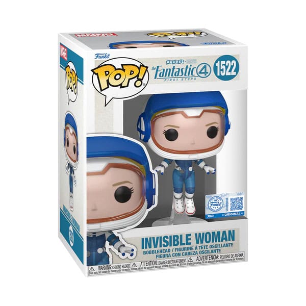 Funko Les Quatre Fantastiques : Premiers pas POP! Vinyl Figurine Invisible Woman (Astronaut) 9 cm Funko Les Quatre Fantastiques : Premiers pas POP! Vinyl Figurine Invisible Woman (Astronaut) 9 cm