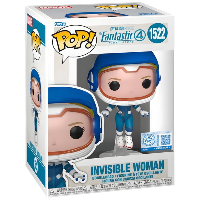 Funko Les Quatre Fantastiques : Premiers pas POP! Vinyl Figurine Invisible Woman (Astronaut) 9 cm Funko Les Quatre Fantastiques : Premiers pas POP! Vinyl Figurine Invisible Woman (Astronaut) 9 cm