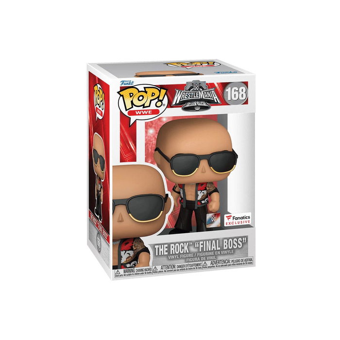WWE POP! Vinyl figurine The Rock- Final Boss (WrestleMania 40) 9 cm