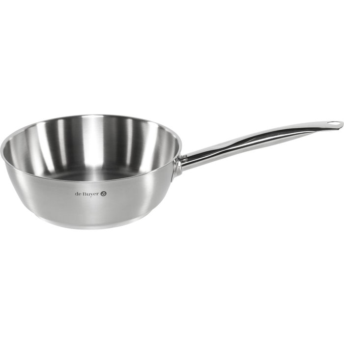 De Buyer PRIM'APPETY Poêle à sauter en acier inoxydable 24 cm De Buyer PRIM'APPETY Poêle à sauter en acier inoxydable 24 cm