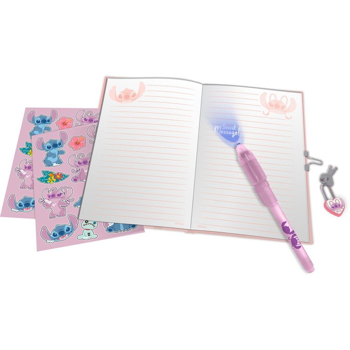 Disney - Agenda Journal avec Stylo Magique Stitch - 23x22x3 cm Disney - Agenda Journal avec Stylo Magique Stitch - 23x22x3 cm
