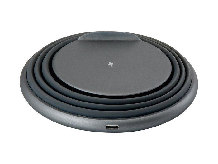 Conceptronic Gorgon02 Gris Chargeur Sans Fil Qi 10 W avec Câble USB