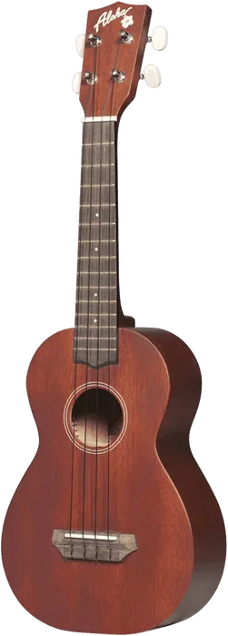 ALOHA Ukulélé Concert Naturel Acajou Foncé avec Étui