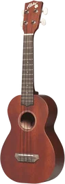 ALOHA Ukulélé Concert Naturel Acajou Foncé avec Étui