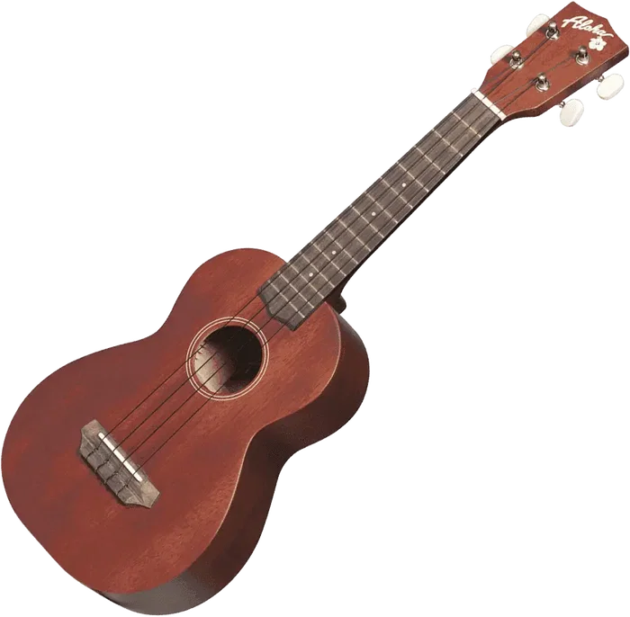 ALOHA Ukulélé Concert Naturel Acajou Foncé avec Étui