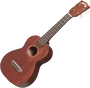 ALOHA Ukulélé Concert Naturel Acajou Foncé avec Étui