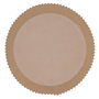 Quid Cestas Desechables Papel Redondas Naturalia 50 Unidades 23x4,5 cm