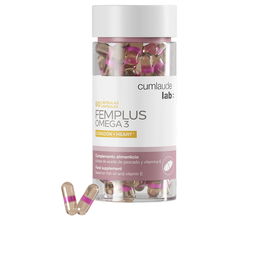 Cumlaude Lab FEMPLUS OMEGA 3 Complément Nutritionnel Vitamine E Cœur 60 Comprimés