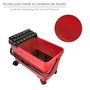 WOLFPACK LINEA PROFESIONAL Cubeta Alicatador 24 litres avec roues
