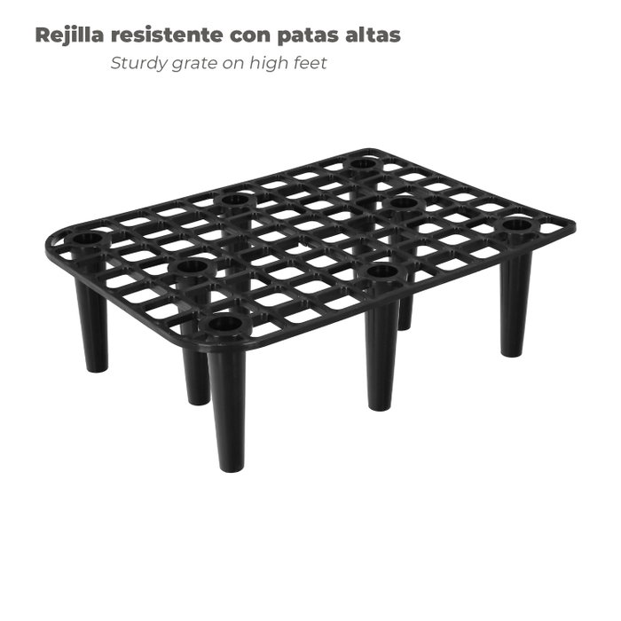 WOLFPACK LINEA PROFESIONAL Cubeta Alicatador 24 litres avec roues WOLFPACK LINEA PROFESIONAL Cubeta Alicatador 24 litres avec roues