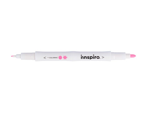 Innspiro Marqueur COLORING double pointe rose clair 0,4mm/0,8mm