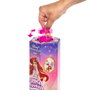 Mattel Disney Princess - Poupée Rapunzel Spin & Reveal HTV86 avec 10 surprises, 5 sacs mystères, accessoires et stickers - Jouet inspiré du film Raiponce - 3 ans et plus