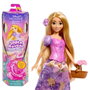 Mattel Disney Princess - Poupée Rapunzel Spin & Reveal HTV86 avec 10 surprises, 5 sacs mystères, accessoires et stickers - Jouet inspiré du film Raiponce - 3 ans et plus
