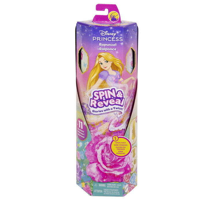Mattel Disney Princess Rapunzel Spin & Reveal avec surprises Mattel Disney Princess Rapunzel Spin & Reveal avec surprises