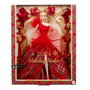 Barbie - Poupée Barbie Signature Holiday Blonde Hrm61 Mattel - Collection Signature avec robe rouge à carreaux - Jouet pour filles +6 ans - Versions multilingues