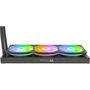 Thermaltake TH360 V3 A-RGB Sync CL-W466-PL12SW-A - Watercooling AIO pour CPU - Radiateur 360 mm ARGB - Ventilateurs ARGB - Compatible Intel et AMD - Noir